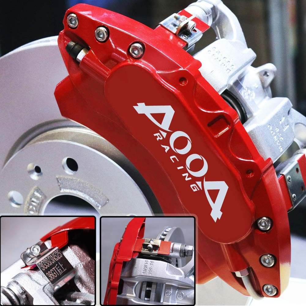 Automobile aluminum alloy caliper cover special car special buckle screw fixed caliper cover (4PCS) - VelosoleAutomobile aluminum alloy caliper cover special car special buckle screw fixed caliper cover (4PCS)car - accessories