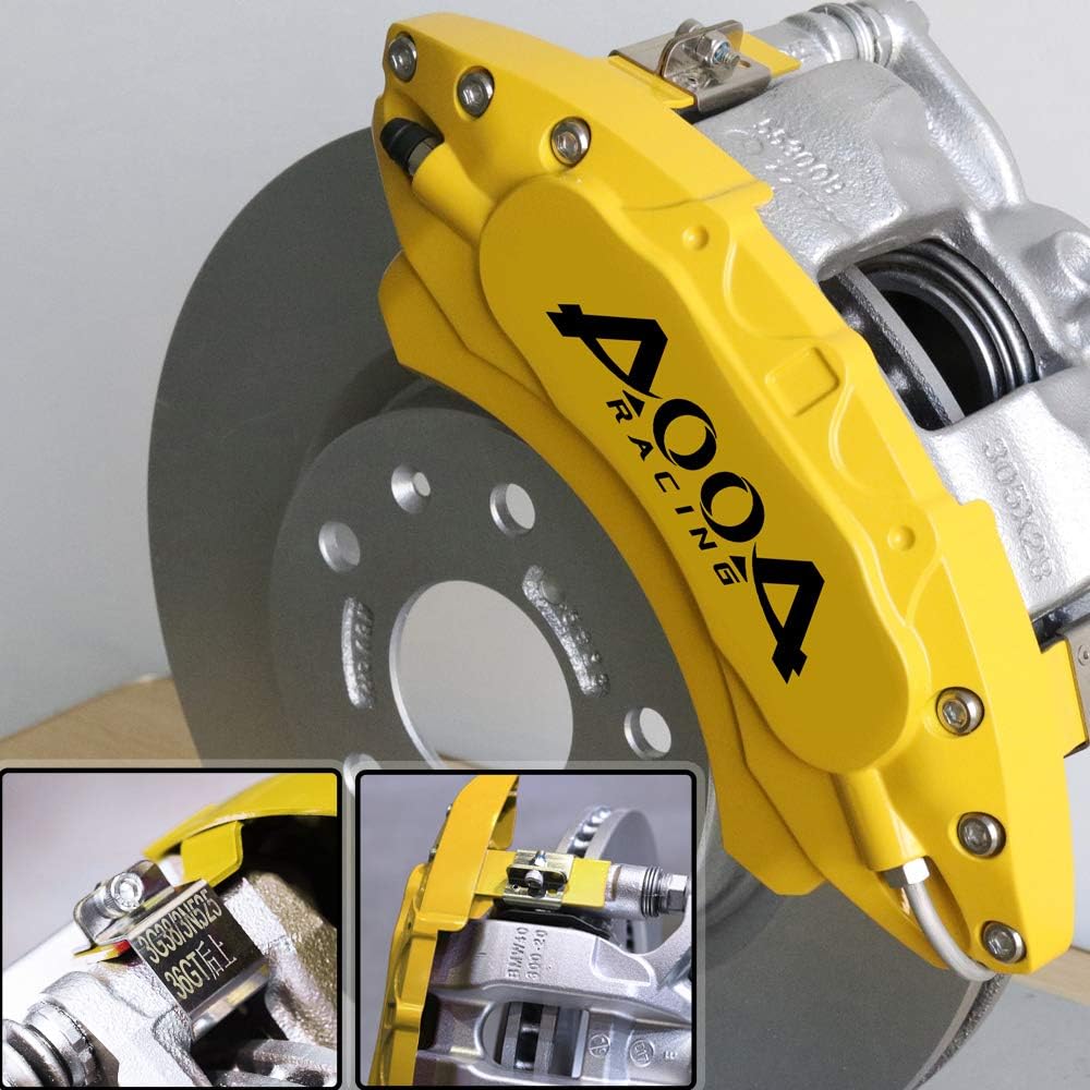 Automobile aluminum alloy caliper cover special car special buckle screw fixed caliper cover (4PCS) - VelosoleAutomobile aluminum alloy caliper cover special car special buckle screw fixed caliper cover (4PCS)car - accessories