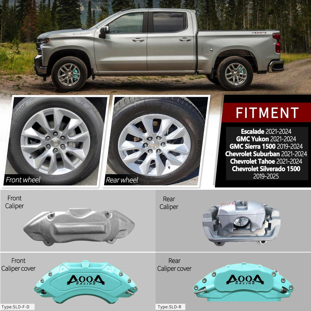 Car aluminum alloy special car special buckle screw fixed caliper cover (4PCS luxury upgrade version) - VelosoleCar aluminum alloy special car special buckle screw fixed caliper cover (4PCS luxury upgrade version)car - accessories