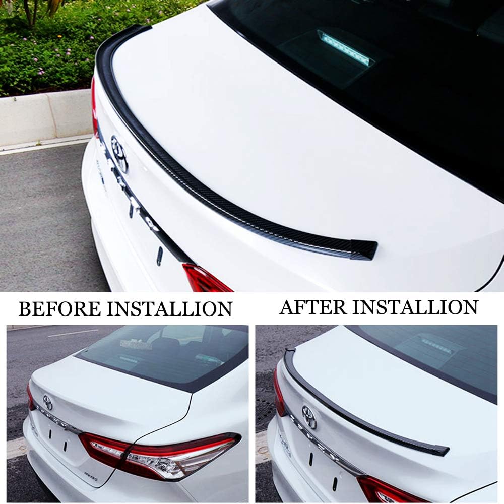 Carbon Fiber Rubber Rear Spoiler Tail Wing - VelosoleCarbon Fiber Rubber Rear Spoiler Tail Wingcar - accessories