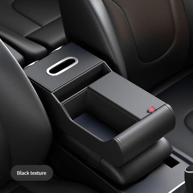 High - end car central armrest box storage box double capacity folding double cup holder car armrest box tissue box - VelosoleHigh - end car central armrest box storage box double capacity folding double cup holder car armrest box tissue boxcar - accessories